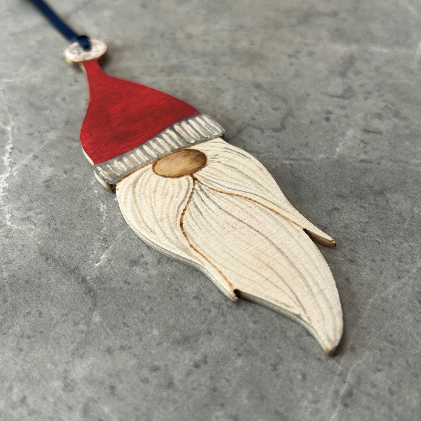 Gnome Santa Ornament