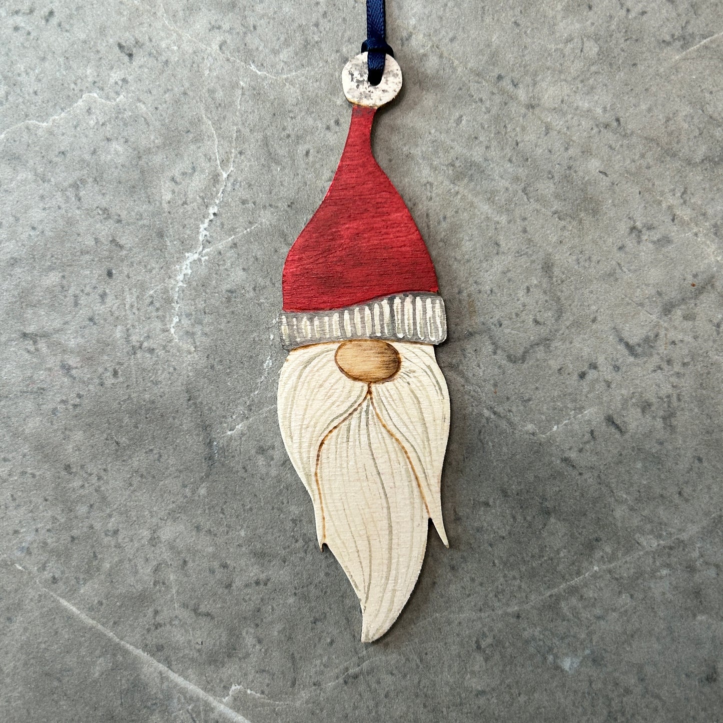 Gnome Santa Ornament
