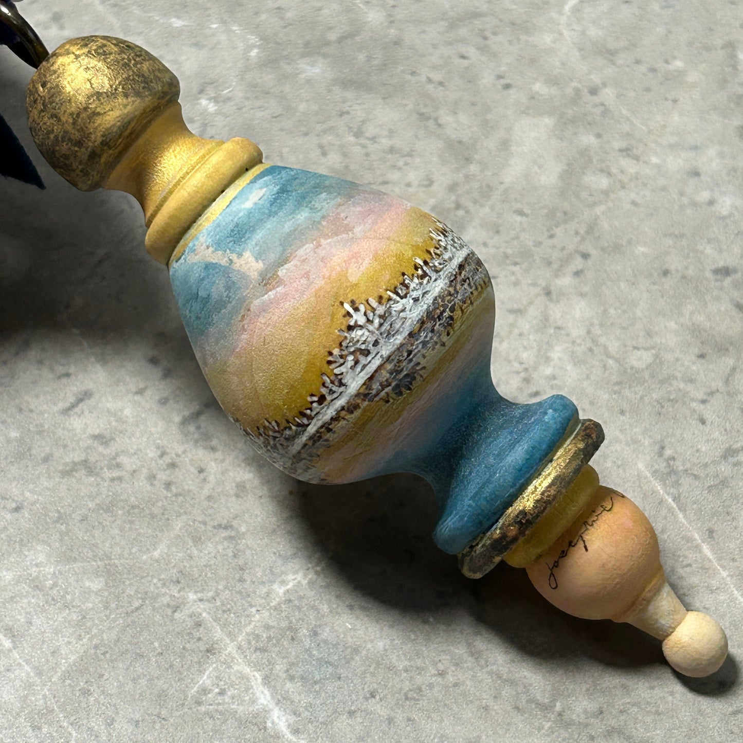 Northern Sunset Wood Turned Ornament