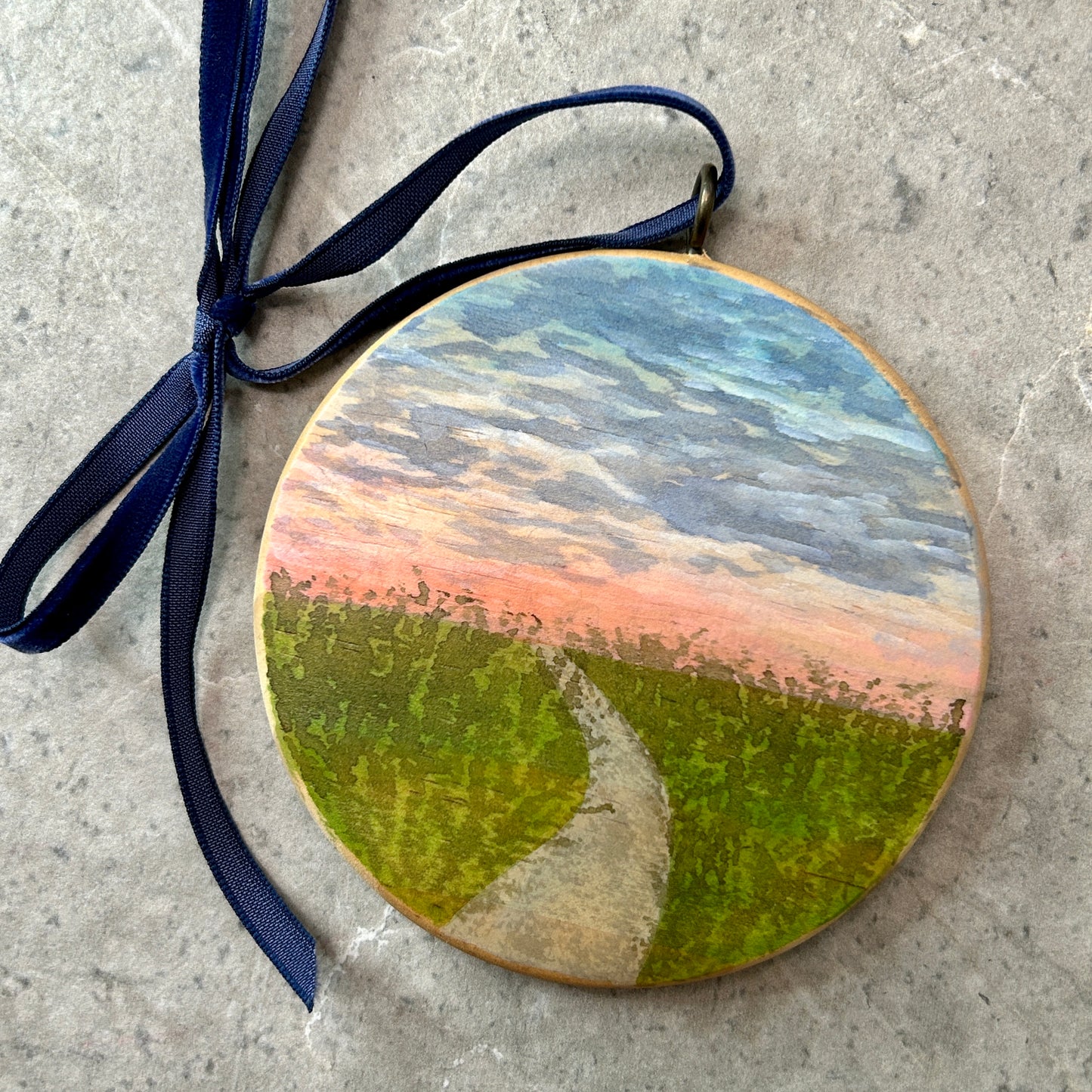 Autumn Meadow Flat Ornament