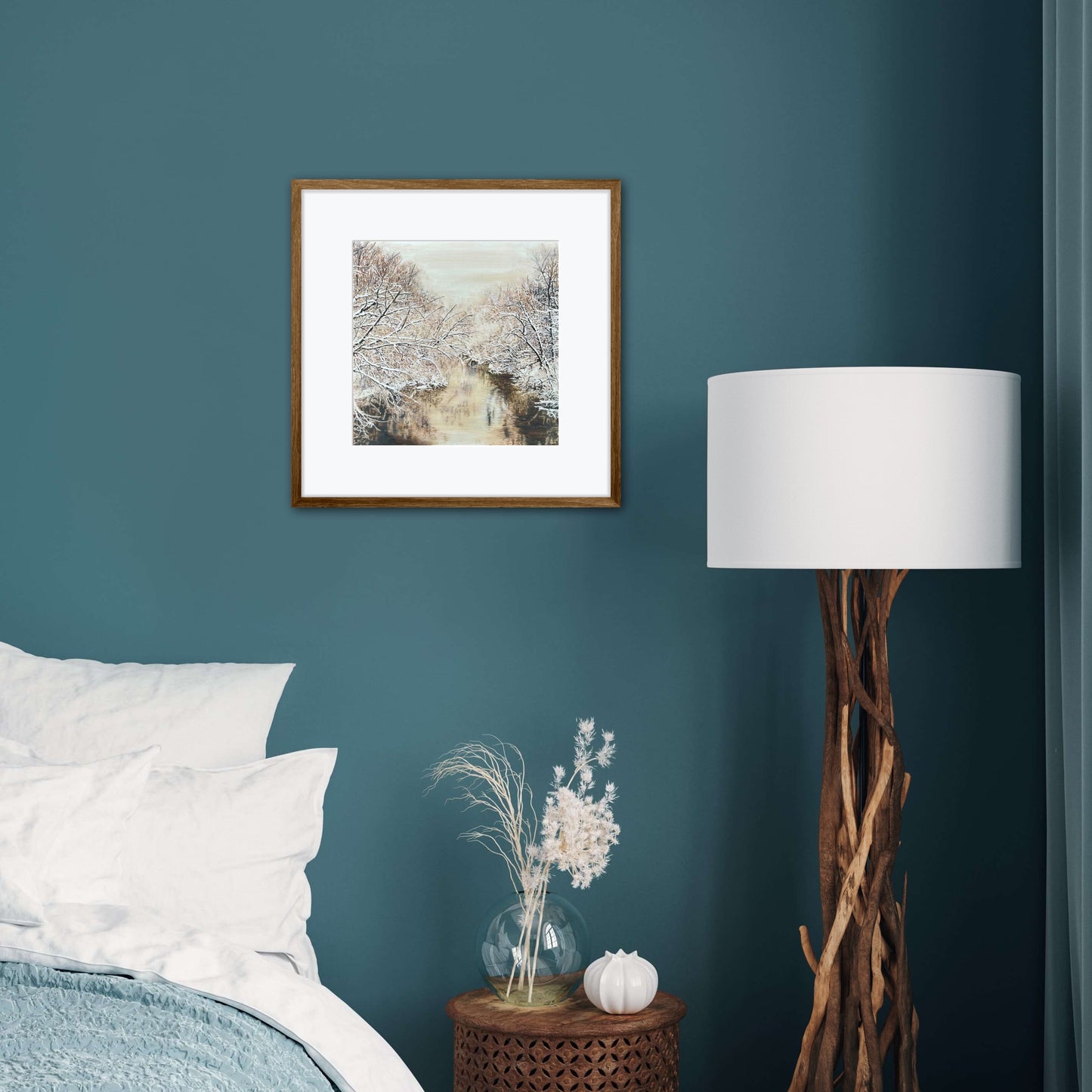 Print - "Straight River" Giclee Fine Art Print on Cardstock -Open Edition Print