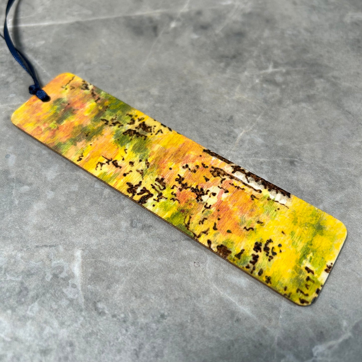 Fall Trees Continuous Bookmarks
