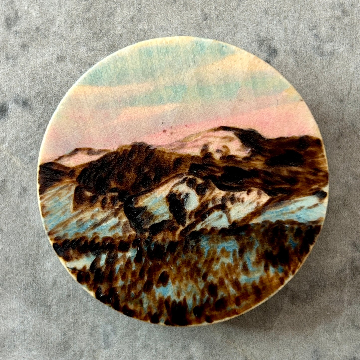 Blush Peaks Magnet