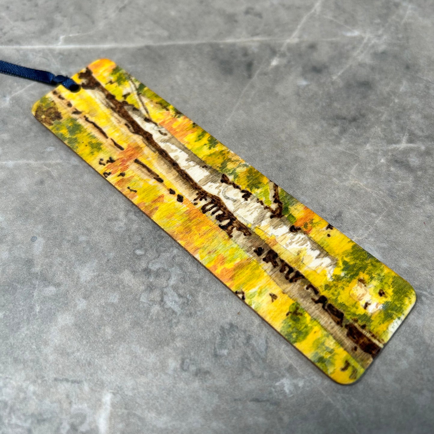 Fall Trees Continuous Bookmarks