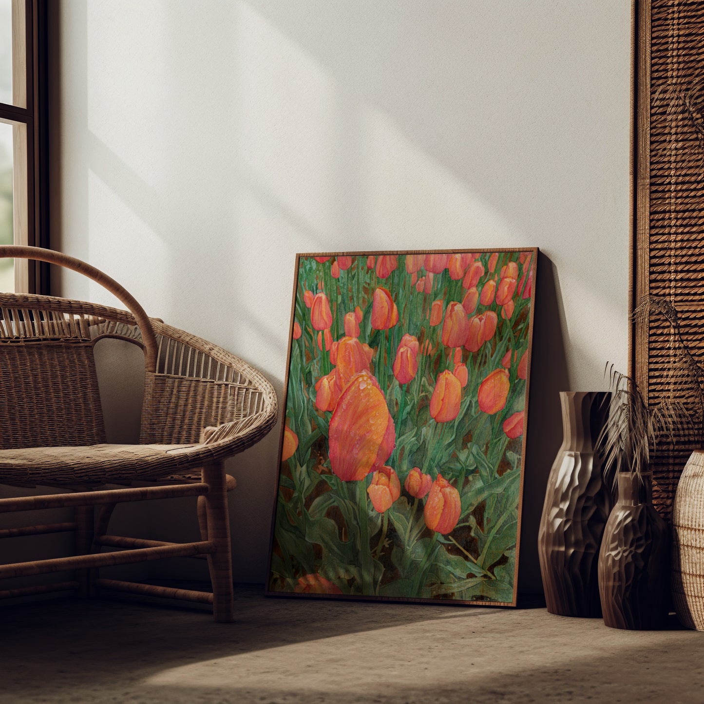 Print - "Dew Drop" Tulip Fine Art Print -Open Edition Print