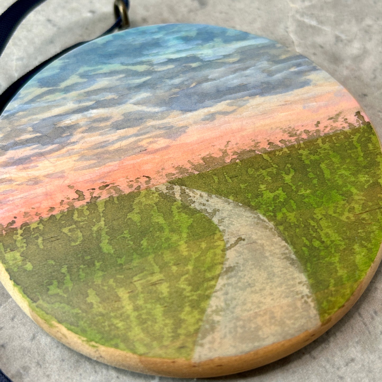 Autumn Meadow Flat Ornament