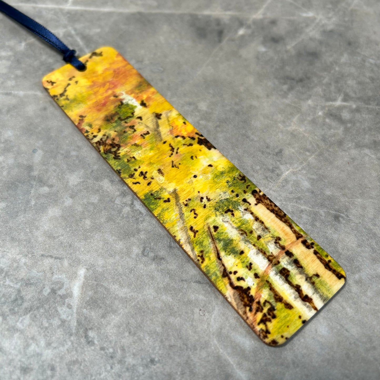 Fall Trees Continuous Bookmarks