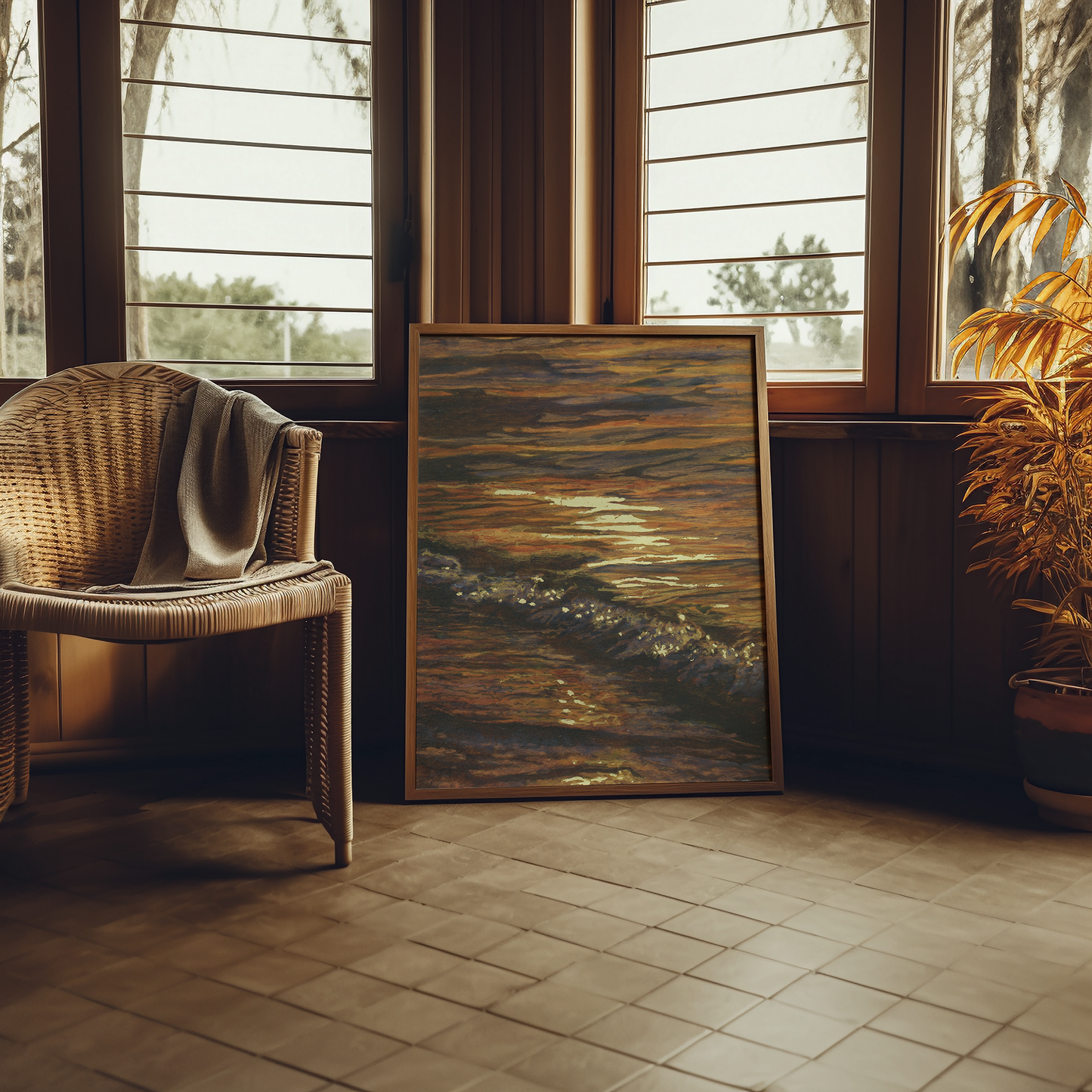 "Flow" Embellished Fine Art Print