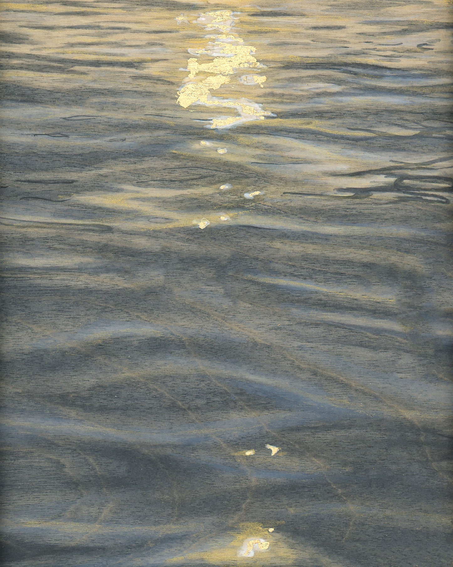 Print - "Glisten" - Embellished with Gold Leaf Accents