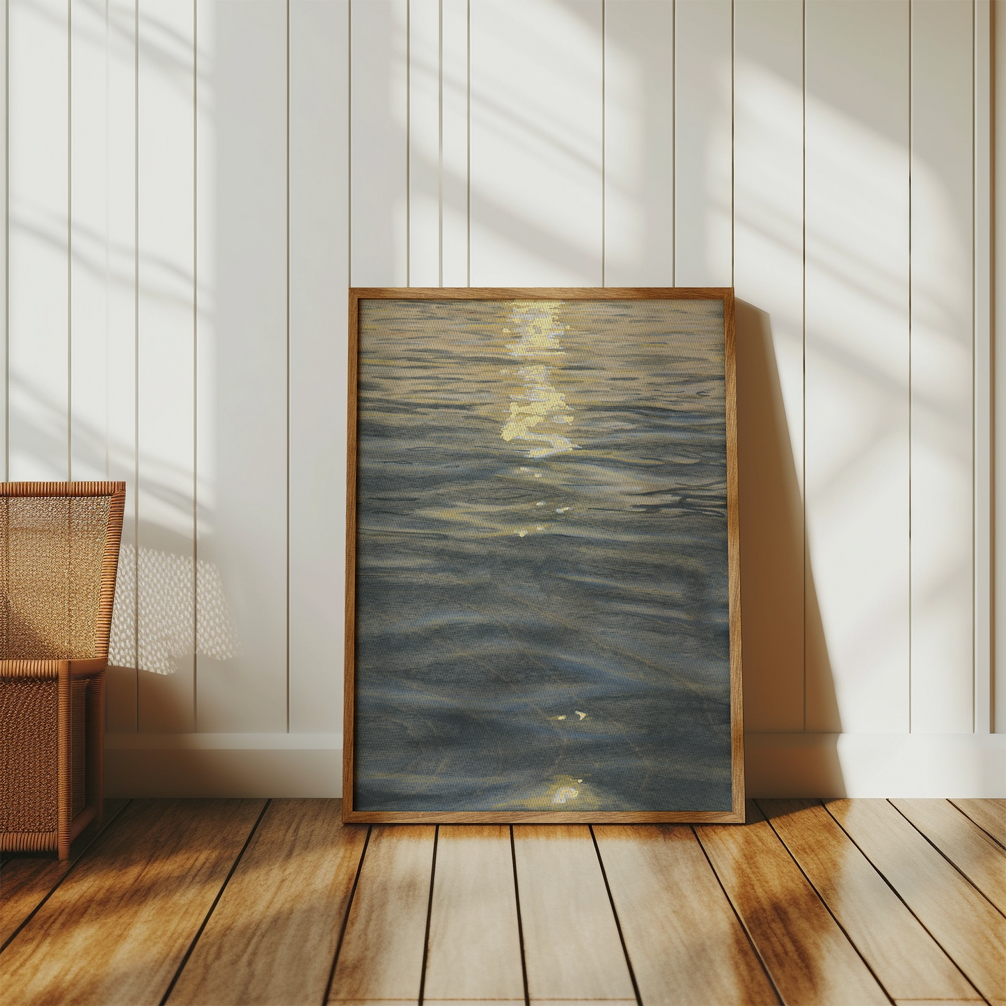 Print - "Glisten" - Embellished with Gold Leaf Accents