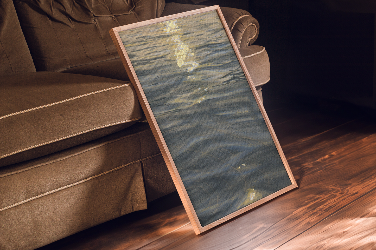 Print - "Glisten" - Embellished with Gold Leaf Accents