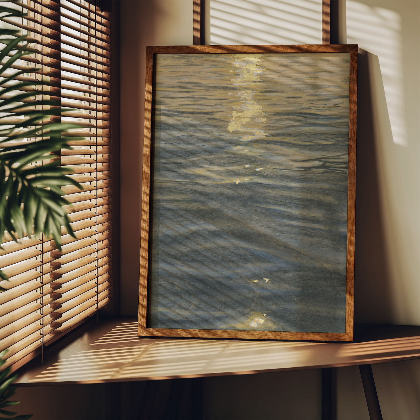Print - "Glisten" - Embellished with Gold Leaf Accents