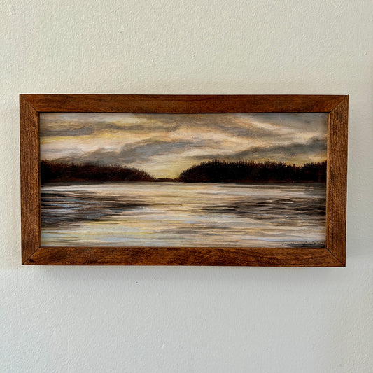 Circle Lake - 7" x 13.5"