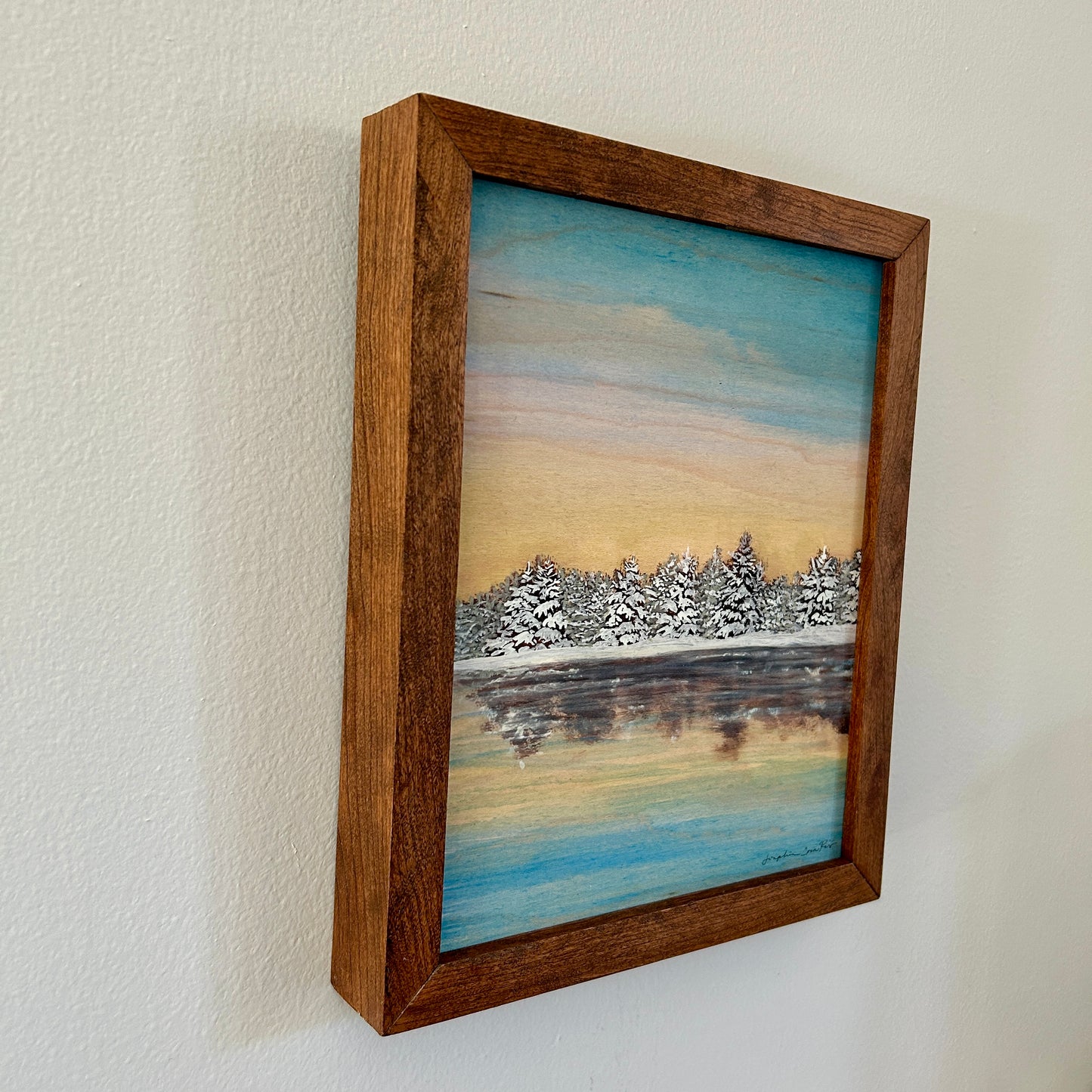 Northern Sunset - 8" x 10"