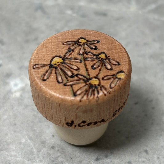 Chamomile Wine Bottle Stopper