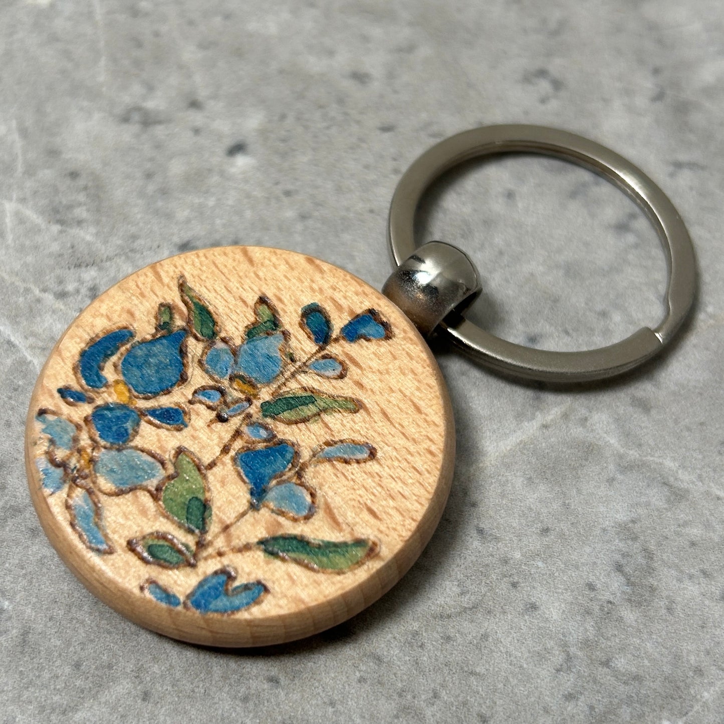 Forget-Me-Not Keychain