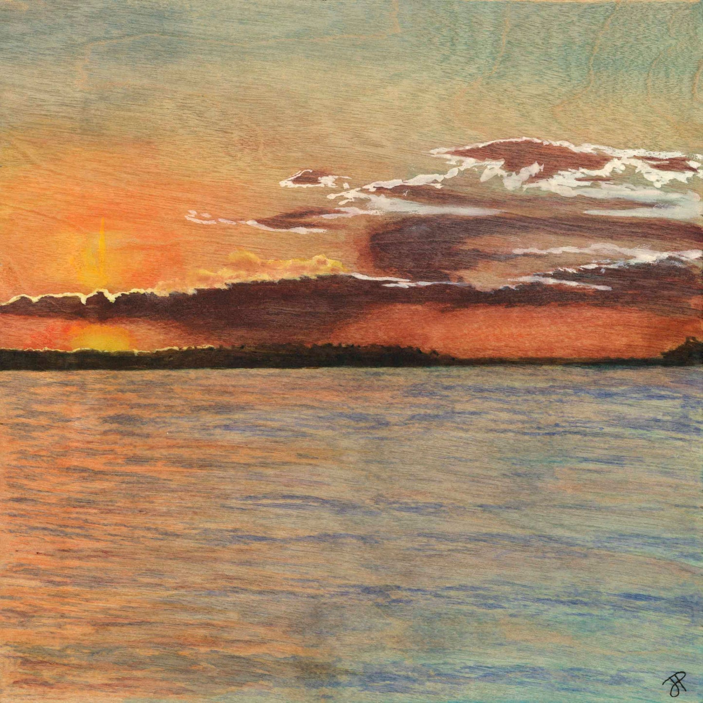 Leech Lake No. 01 - 8" x 8"