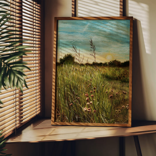 Print - "Luminous Embrace" Giclee Fine Art Print on Cardstock -Open Edition Print