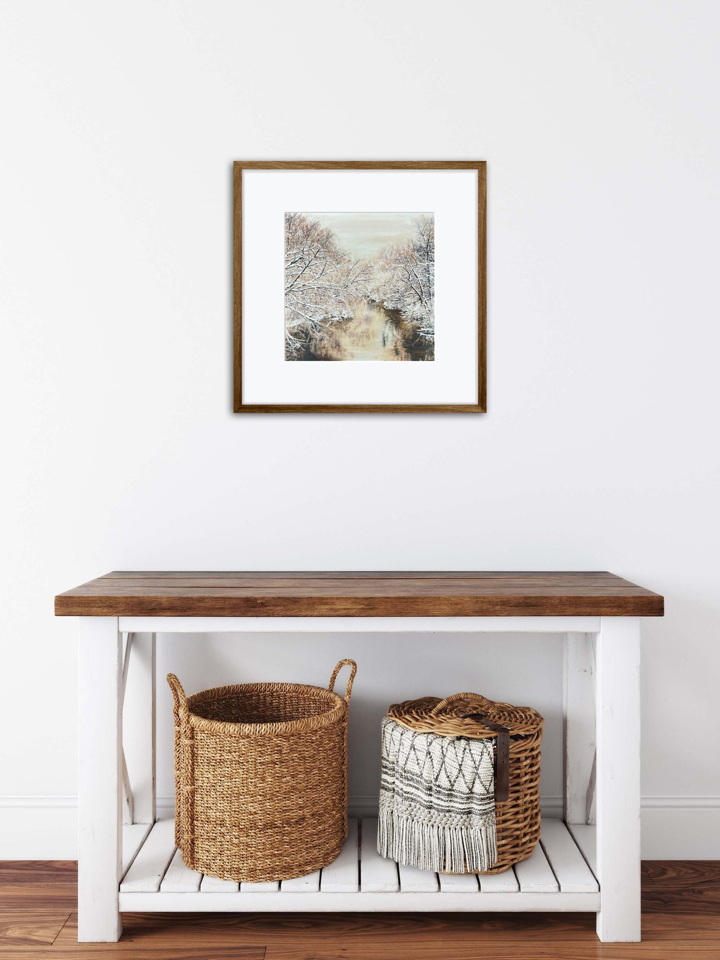 Print - "Straight River" Giclee Fine Art Print on Cardstock -Open Edition Print