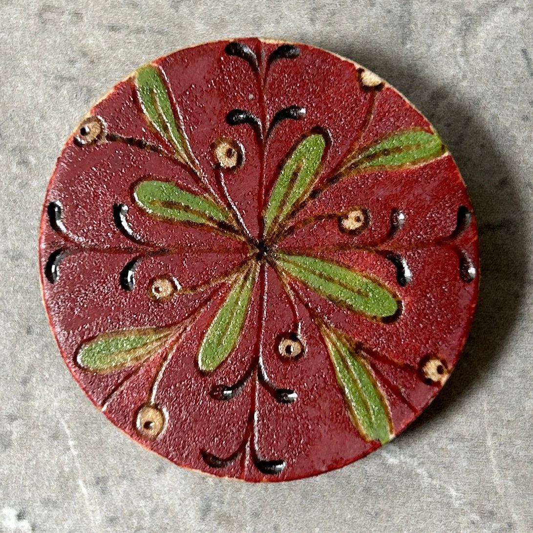 Red Wreath Magnet