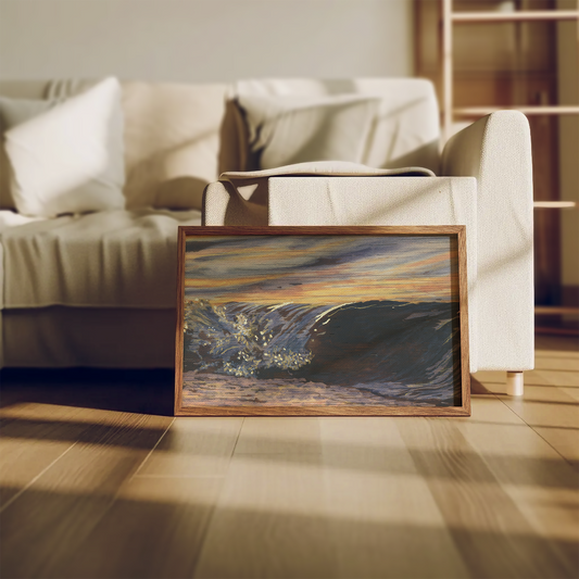 "Tide" Embellished Fine Art Print