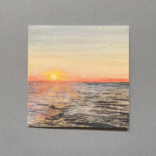 Greeting Card - "Michigan Sunset" Square
