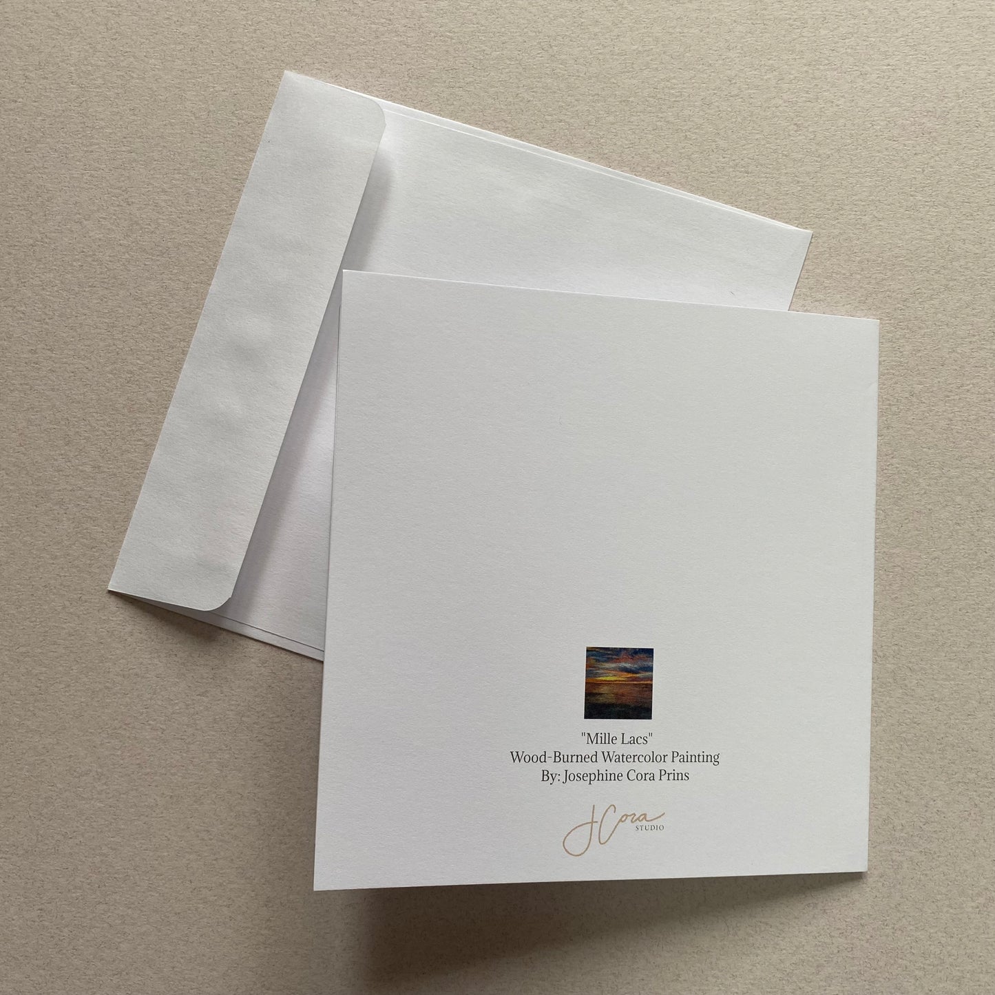 Greeting Card - "Mille Lacs" Square