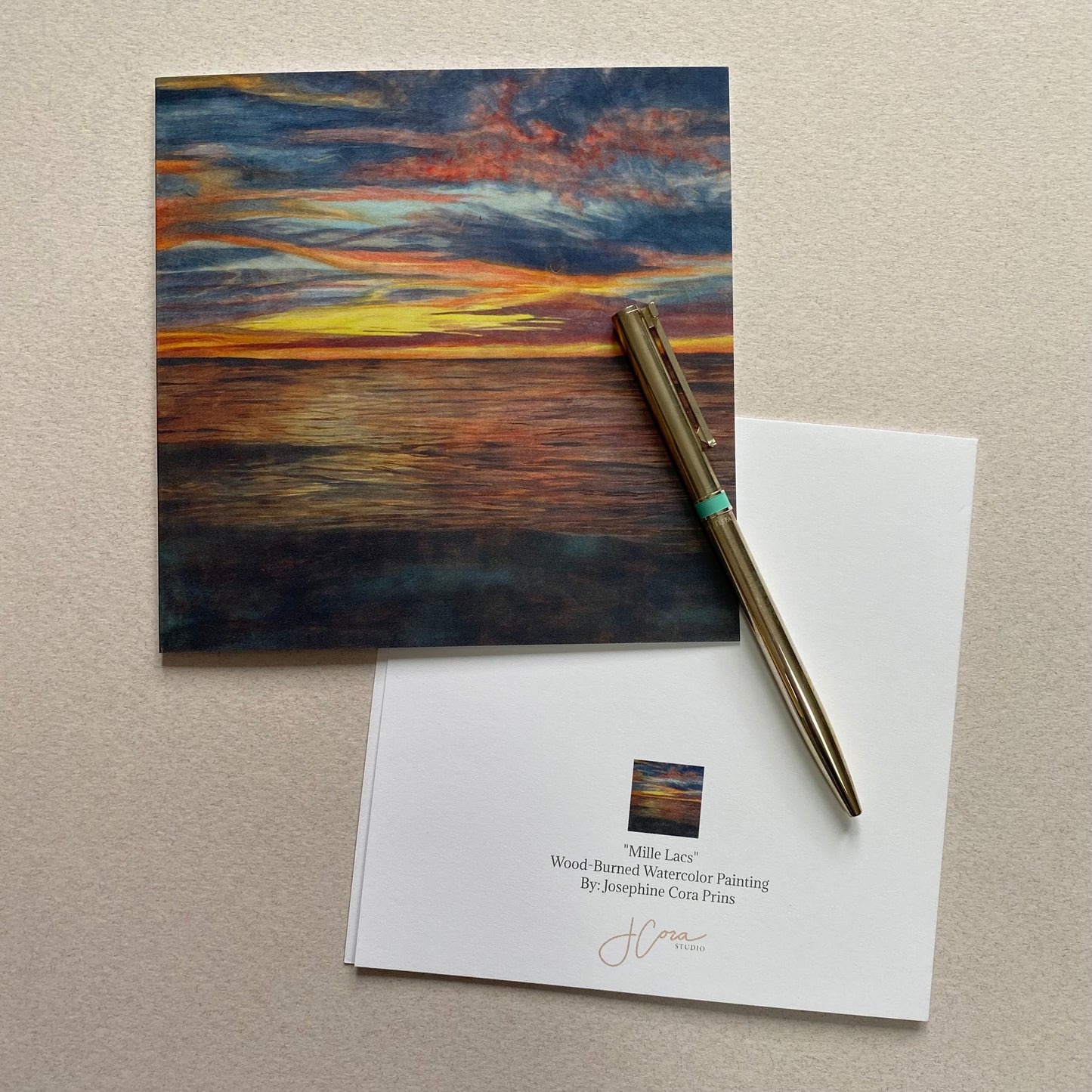 Greeting Card - "Mille Lacs" Square