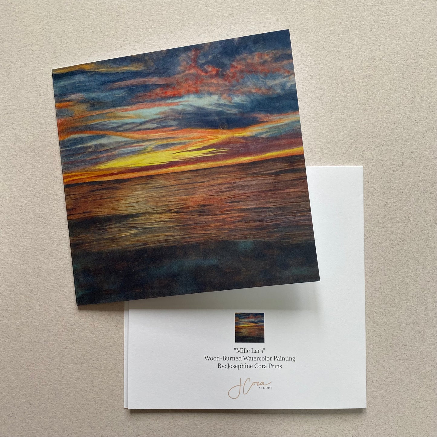 Greeting Card - "Mille Lacs" Square