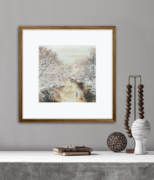 Print - "Straight River" Giclee Fine Art Print on Cardstock -Open Edition Print