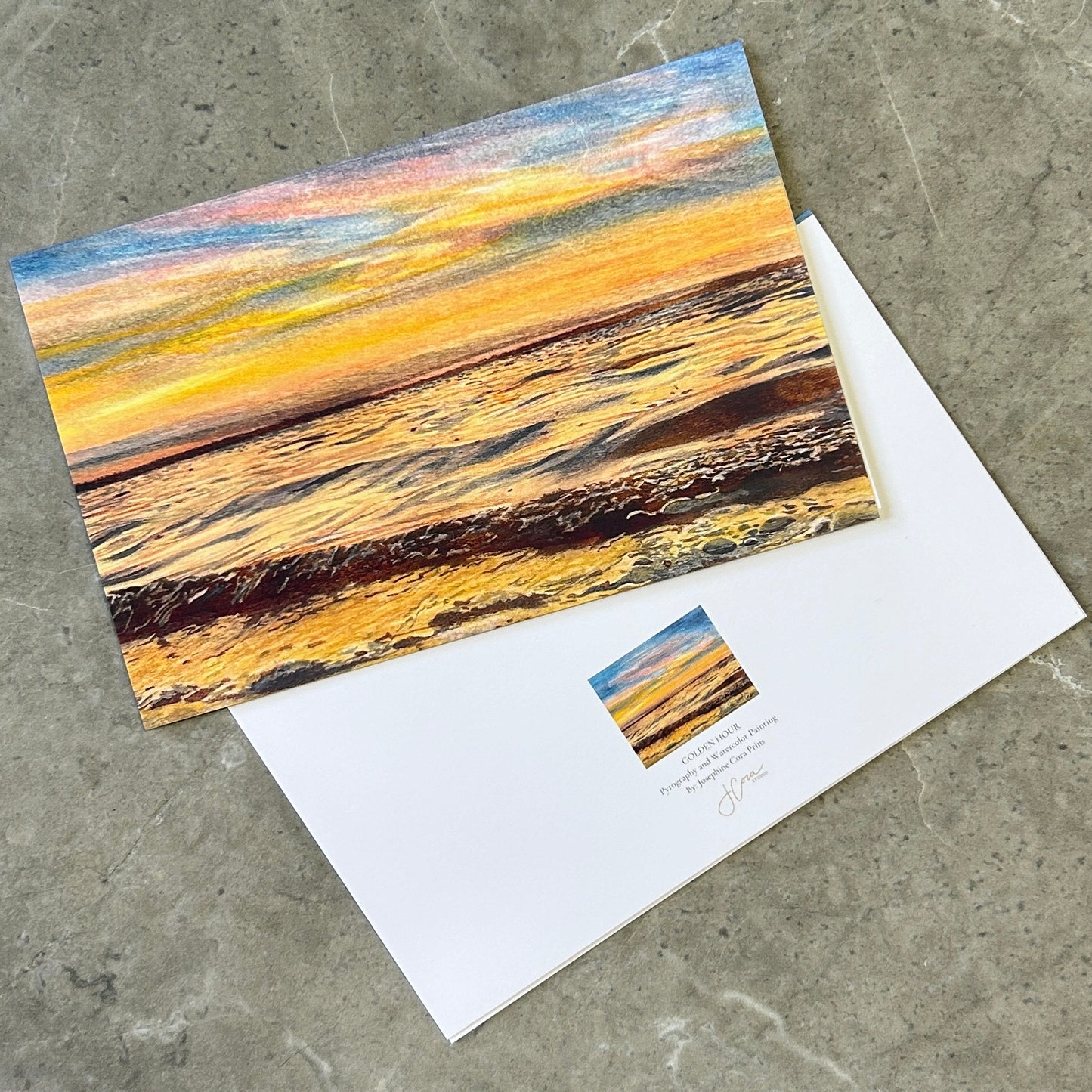 6 Pack Greeting Cards - Tranquil Waves