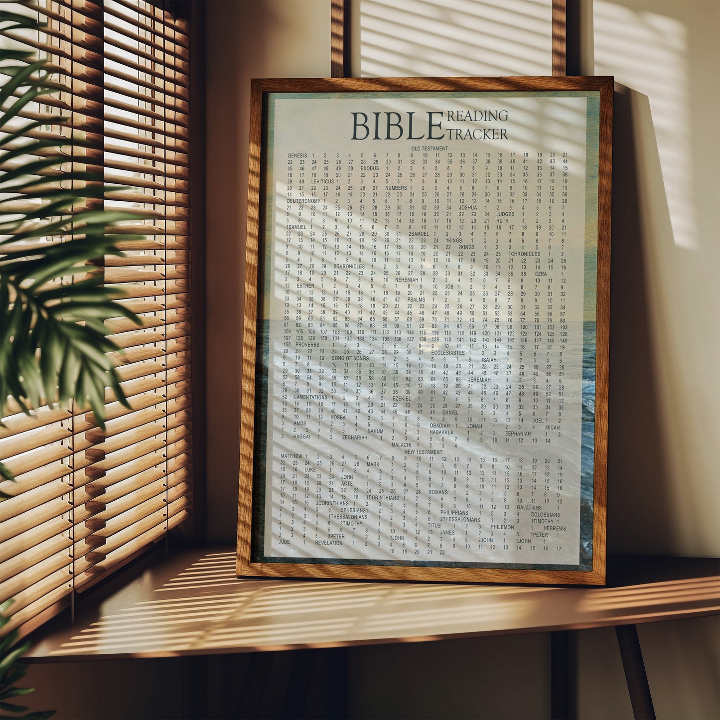 Bible Reading Tracker Print