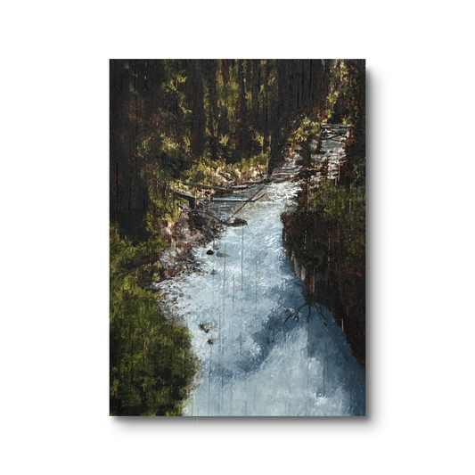 Direction - 16" x 20" Print Mounted to Cradled Panel