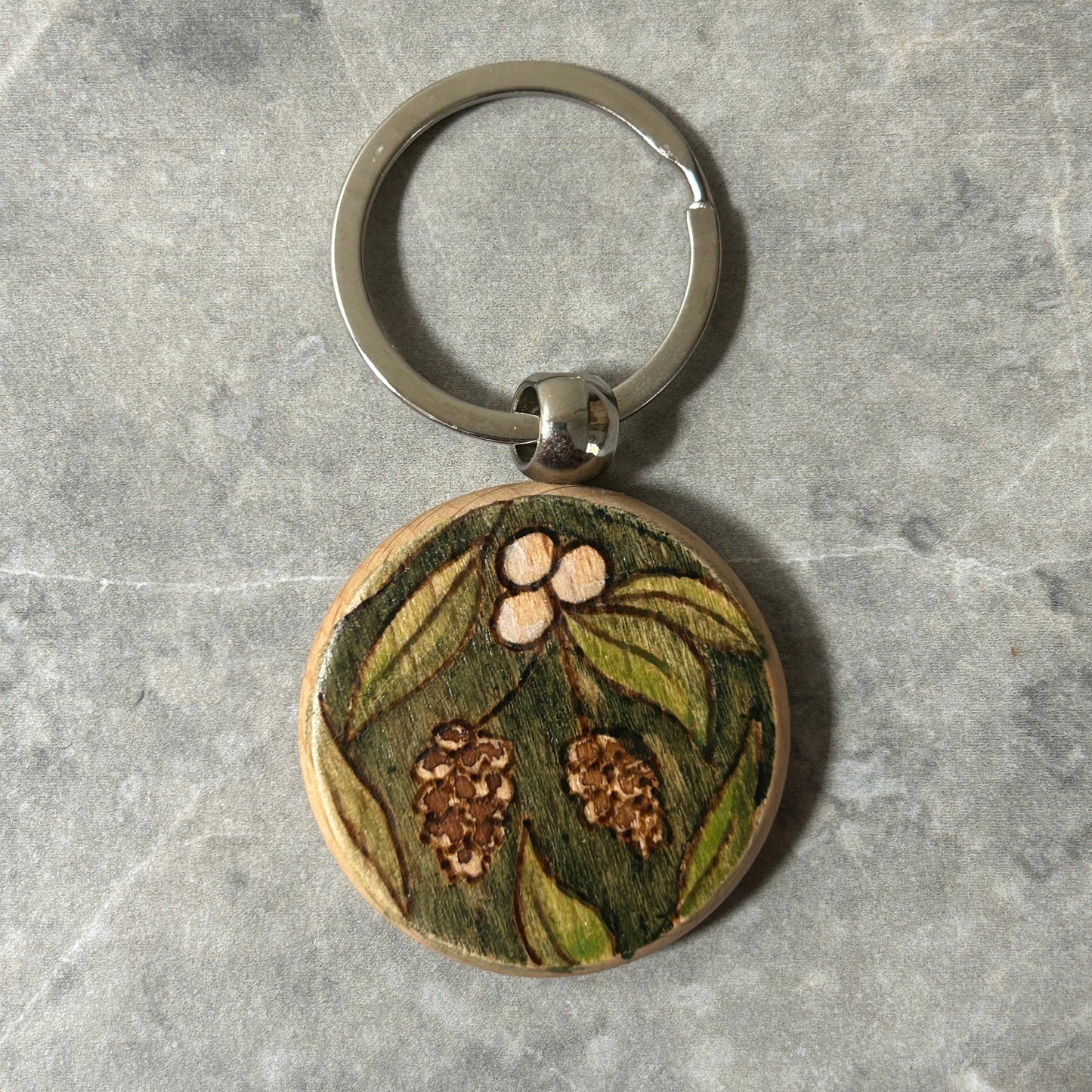 Pinecone Keychain