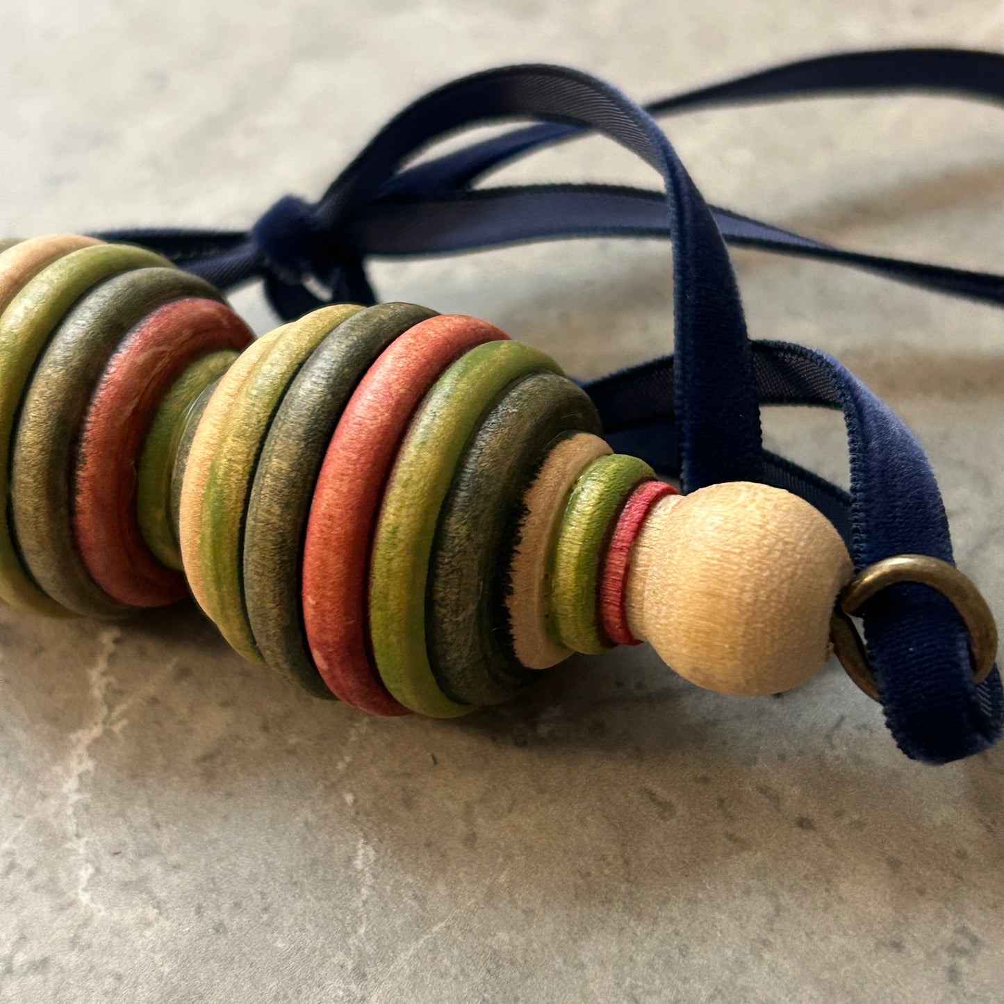 Stacked Wood Turned Ornament