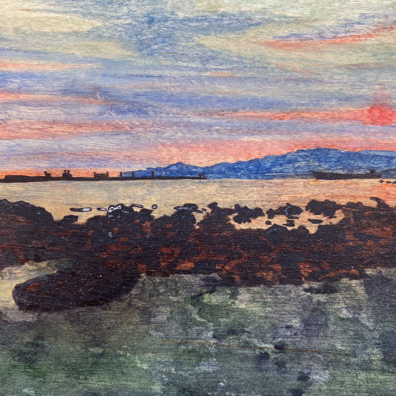 Vancouver Sunset Original Painting