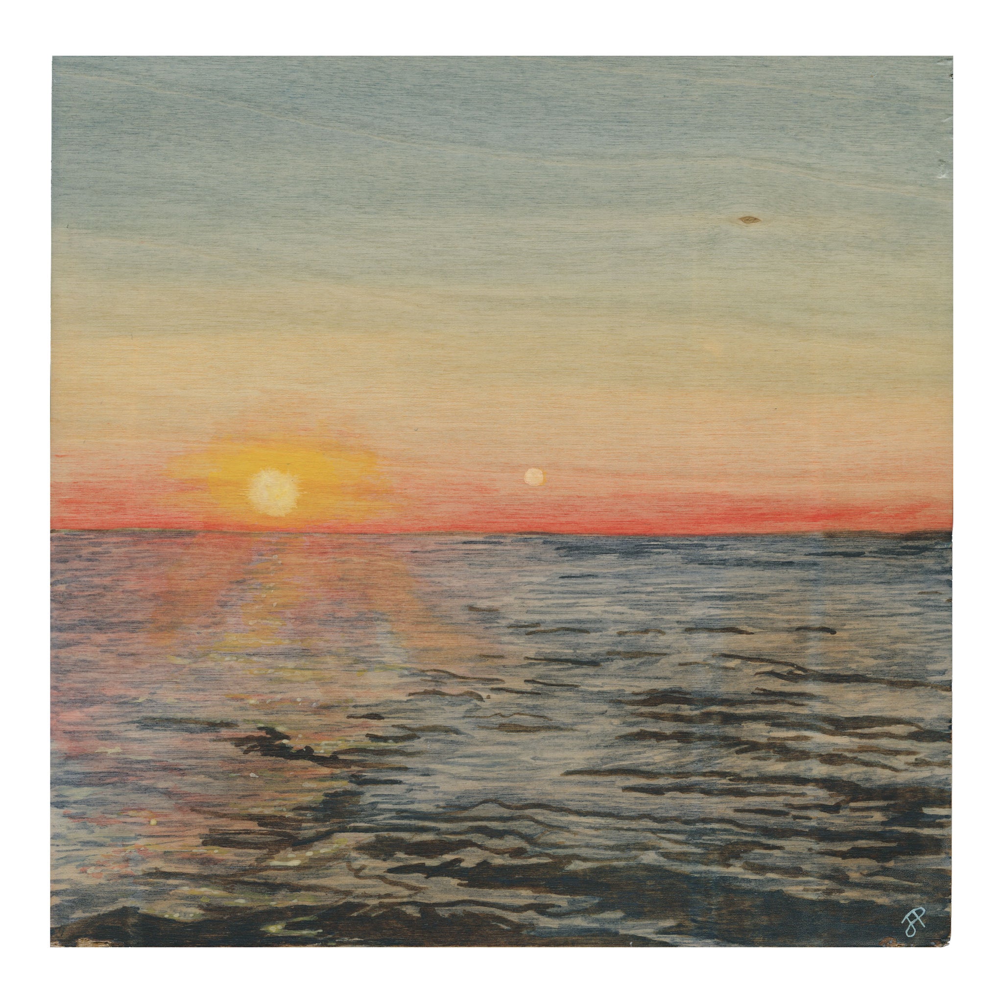 Print - "Michigan Sunset" Giclee Fine Art Print on Cardstock -Open Edition Print